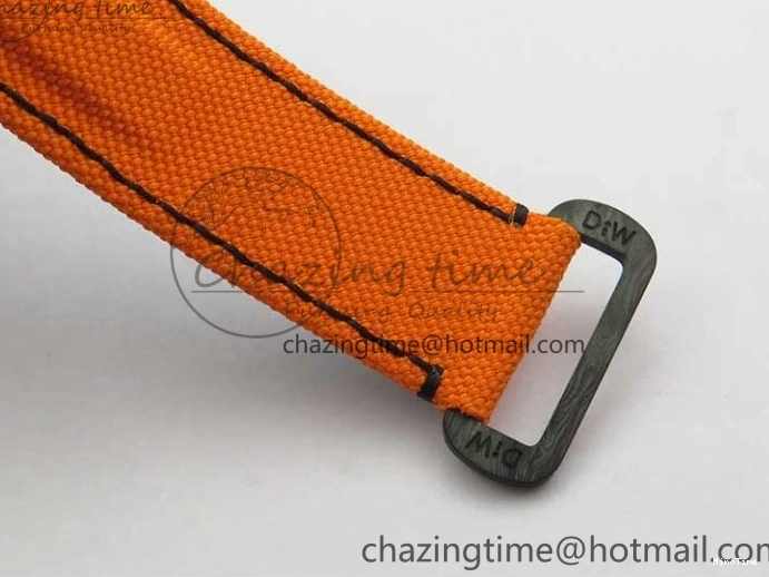 MiroTime 0122 Daytona DIW Carbon Noob 1:1 Best Edition Black Orange Dial on Orange Nylon Strap SA TopPick 2586